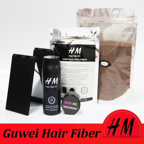 Natural hair growth product hair extension human hair fibers